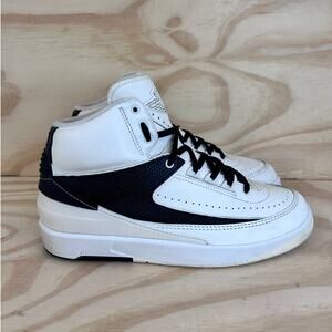 Nike -Air Jordan 2 Retro -Training Shoes -White/Black -Women's -8.5 - DX4400-100